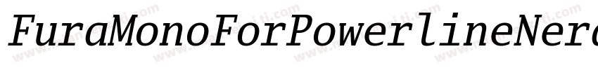 FuraMonoForPowerlineNerdFontCM Medi字体转换